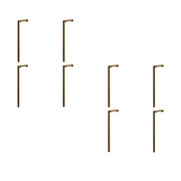 PLB16 4x/8x/12x Package Adjustable Lamp Ready Brass Round L-Shaped 12V Low Voltage Pathway Light 3W 2700K