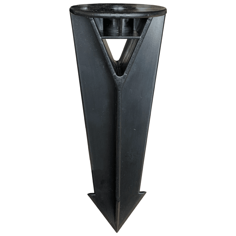 Outdoor Landscape Lighting LED 12V Low Voltage PS3 Heavy Duty 1/2" ABS Plastic Spike for Landscape Lighting Fixtures