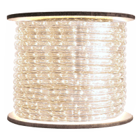 RL100 LED Low Voltage Rope Lights 50 FT Outdoor IP65 3000K, 5000K, Multi Color RGB, Pink, Purple, Red, Yellow, Blue, Green.