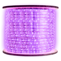 RL100 LED Low Voltage Rope Lights 50 FT Outdoor IP65 3000K, 5000K, Multi Color RGB, Pink, Purple, Red, Yellow, Blue, Green.