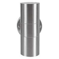 SCS06 LED Stainless Steel Cylinder Up Down Light 2 Directional Sconce Lighting - Kings Outdoor Lighting