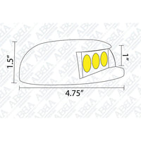 STA05 3W Low Voltage Cast Aluminum Round Surface Mount LED Step or Deck Light.