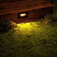 STA07 4x/8x/12x Package 3.5W 12V Low Voltage 3CCT Rectangular Waterproof Horizontal LED Aluminum Stairs Step Light Fixture