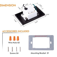 STA07 3W 3CCT Rectangular Waterproof Horizontal LED Stairs Step Light Fixture
