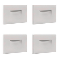 STA07 4x/8x/12x Package 3.5W 12V Low Voltage 3CCT Rectangular Waterproof Horizontal LED Aluminum Stairs Step Light Fixture