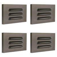 Accesorio de iluminación de pared con luz de paso LED horizontal impermeable rectangular STA11 3.5W