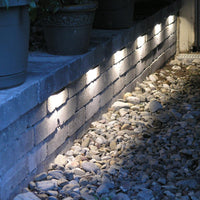 STB06 3W Low Voltage Retaining Wall Step Lights LED Hardscape Paver Lighting.