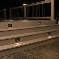 STB02 Louver Horizontal Waterproof LED Brick Lights Edge Step Lighting.