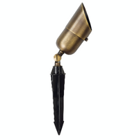 SPBP07 Tulay FT Antique Brass Spot Light Low Voltage Outdoor Lighting