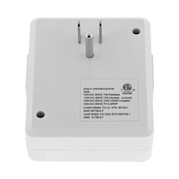 TM02 Plug In Timer Indoor Mechanical Clock for Garden Lights Transformers 24 Hour