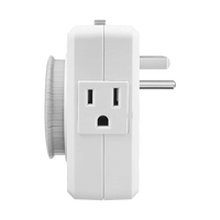 TM02 Plug In Timer Indoor Mechanical Clock for Garden Lights Transformers 24 Hour