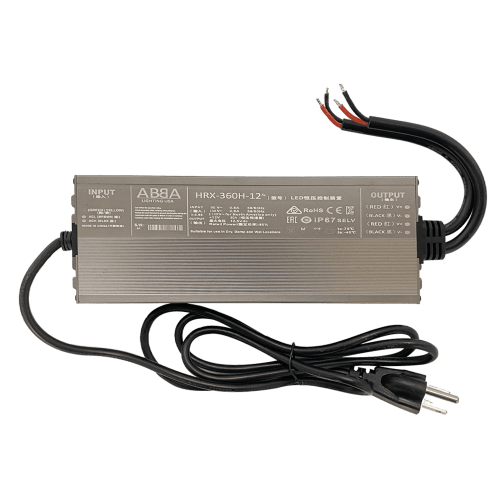 Outdoor Landscape Lighting LED 12V Low Voltage TSD360 DC 360W 12V Low Voltage Transformer IP67 30 Amp