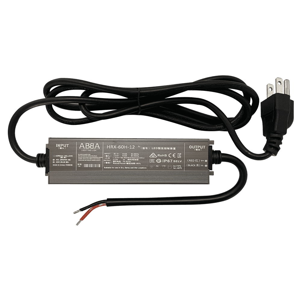 Outdoor Landscape Lighting LED 12V Low Voltage TSD60 DC 60W 12V Low Voltage Transformer IP67 5 Amp