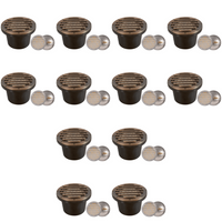 UNB01 4x/8x/12x Package Cast Brass Low Voltage Grille Commercial PAR36 LED In-ground Well Light IP65 Waterproof 12V Low Voltage 10W 160° 3000K Bulb