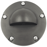UNB02 Cast Brass Low Voltage Half Moon Round LED In-ground Light IP65 Waterproof.