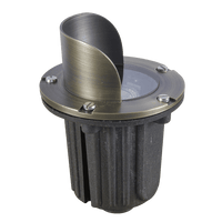 UNB03 Cast Brass Low Voltage Shielded LED In-ground Light IP65 Waterproof - Kings Outdoor Lighting