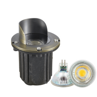 UNB03 4x/8x/12x Package Cast Brass 12V Low Voltage Shielded LED In-ground Well Light IP65 Waterproof with 5W 3000K Bulb