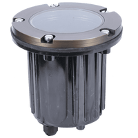 UNB04 Cast Brass Low Voltage Round LED In-ground Light IP65 Waterproof.