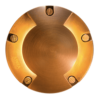 UNB10 Cast Brass Round Bi-Directional Low Voltage LED In-ground Light - Kings Outdoor Lighting