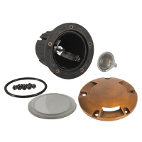 UNB11 Cast Brass Round Tri-Directional Low Voltage LED In-ground Light - Kings Outdoor Lighting