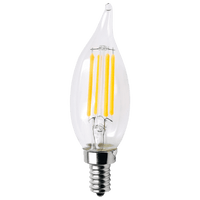 E12 3W LED Filament Candelabra Bulbs Dimmable Energy Saving Waterproof Light.