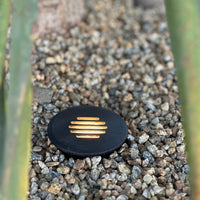 UNBP02 Stelvio Black Cast Brass In-Ground Well Light Low Voltage Landscape Lighting