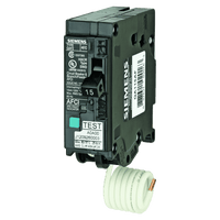 Siemens QA115AFC 15 Amp 1 in. Single-Pole 120-Volt Plug-On Combination AFCI Circuit Breaker.