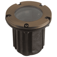 UNB04 Cast Brass Low Voltage Round LED In-ground Light IP65 Waterproof.