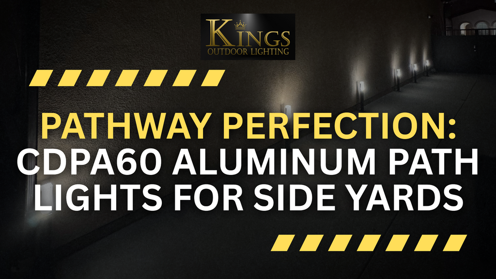 Light Up Your Side Yard with Elegant CDPA60 Path Lights