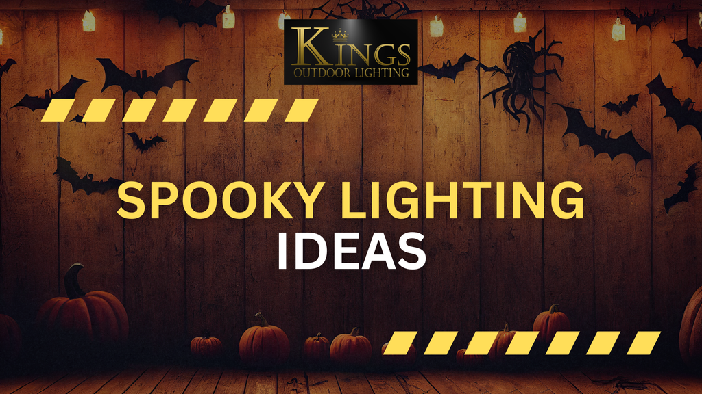 How to Create a Spooky & Stylish Outdoor Halloween Display Using Professional Landscape Lighting