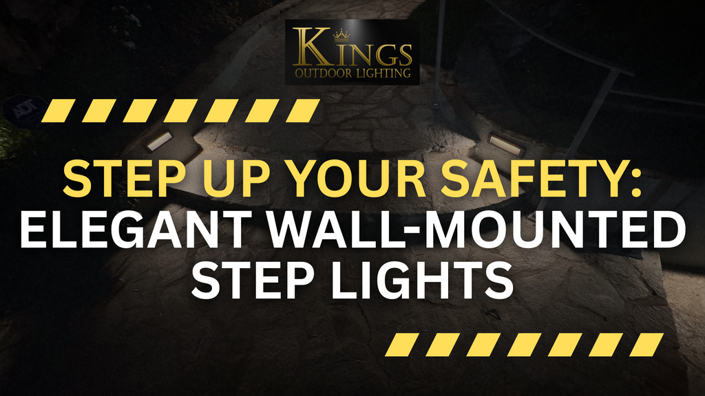 Enhance Safety & Style with STB18 Step Lights on Outdoor Stair Walls