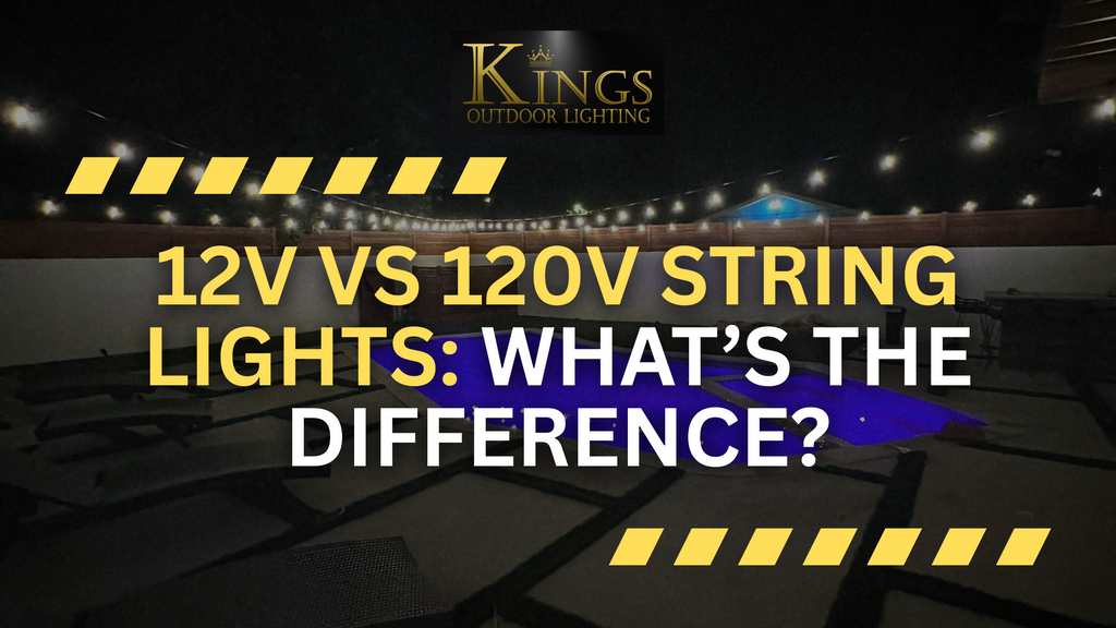 Why 12V is the Better Choice: Meet the SL101 Bistro String Lights