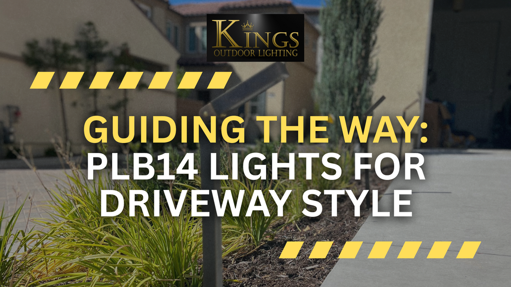 Driveway Elegance with PLB14 Bollard Lights