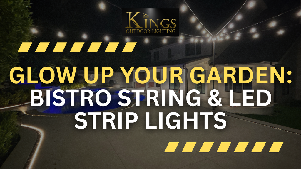 Create Magical Outdoor Ambiance with SL101 String Lights & SLD04 Strip Lights Powered by MX24 Transformer