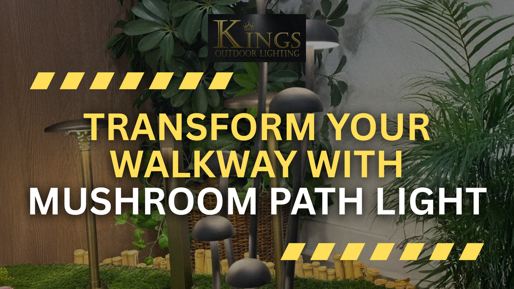 Illuminate Elegance on Every Path: Discover CDPA71 Mushroom LED Path Lights