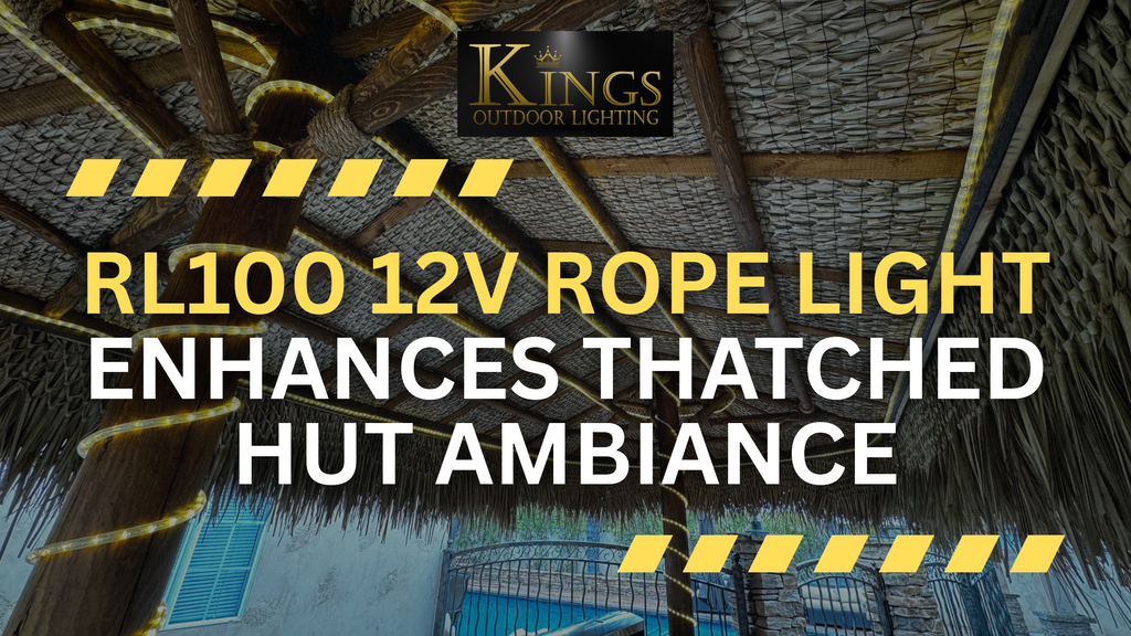 Under-the-Roof Glow: How RL100 Rope Lights Elevate Resort Hut Aesthetics