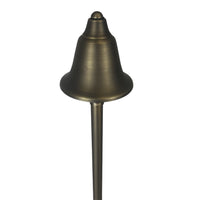 Outdoor Landscape Lighting LED 12V Low Voltage PLB17 Cast Brass LED Bell Shaped Lamp Ready 12V Low Voltage Pathway Outdoor Landscape Lighting Fixture
