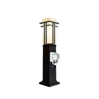 CPLA09 Outdoor Aluminum Post Mounted Lantern Light with 27.5
