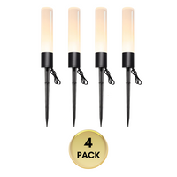 ALP55 Low Voltage Landscape Lighting Pathway Lights Package, 6W 300LM Landscape Lights 3000K Warm, IP65 Waterproof, Aluminum Outdoor Landscape Path Lights