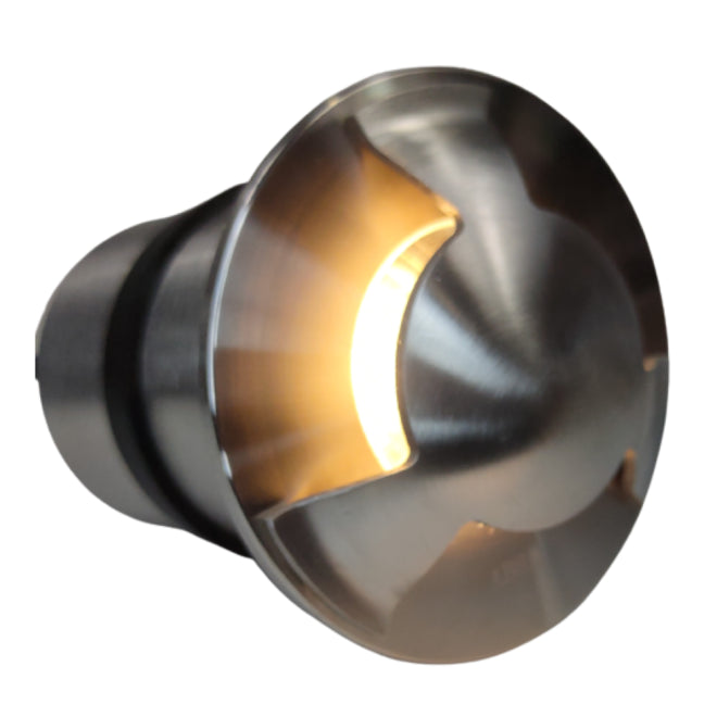 Directional Led Tri Color UNS05 Stainless Steel Tri Directional Three Slit In-Ground 12V Low Vol