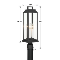 Aspen 4 Light Outdoor Post Light 6.5