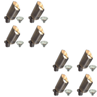SPB03 4x/8x/12x Package Low Voltage LED Outdoor Landscape Cast Brass Spotlight with 5W 3000K Bulb