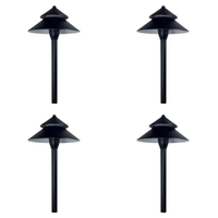 CDPA77 4x/8x/12x Package 3W 12V AC/DC Low Voltage Hexagon Umbrella Hat 5CCT Integrated LED Aluminum Path Light