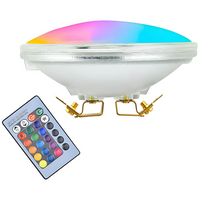 PAR36 9W 900LM LED RGB, 12V AC/DC G53 Base, Remote Controlled, IP65 waterproof Low Voltage Bulbs