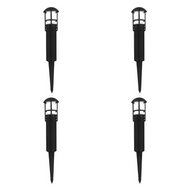 CDPA55 4x/8x/12x Package 3W 12V Low Voltage 3000K Warm White Integrated LED Garden Bollard Aluminum Path Light - 4 Pack
