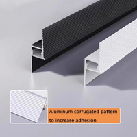 AC18 Suspended Ceiling Z-Type Aluminum Channel with 3.3FT/1M For Max Inner 13.8mm Width LED Strip Lights Pack of 6/10