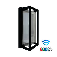 SCA01-14 Integrated LED 22W Wi-Fi and Bluetooth Control 14″x6.2″x4.9″ Low Voltage Aluminum Wall Sconce Lighting IP65 Waterproof