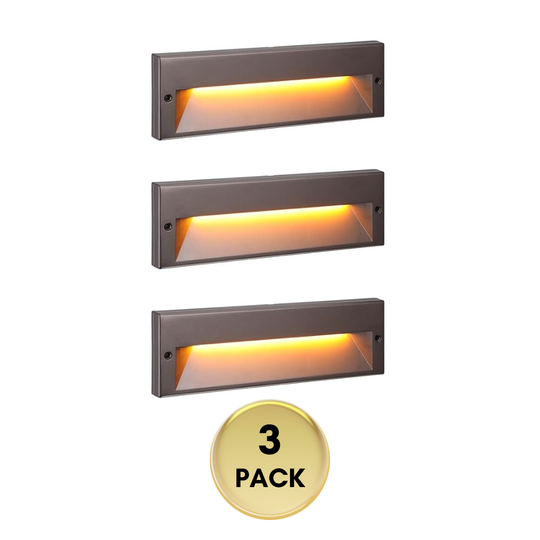 STLA10 Aluminum Low Voltage Step Lights | Outdoor Deck Lights Package