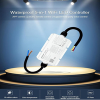 Tira de luces LED Miboxer WL5, controlador 5 en 1 para 5050 3528 2835, Control de aplicaciones para teléfonos inteligentes