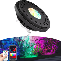 PAR36 7W LED RGB+CCT Tunable 2700K to 6500K, Remote and App Controlled, Dimmable, IP67 waterproof Low Voltage Bulbs